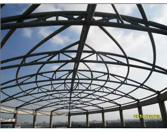 淮北中煤朔州宾馆管桁架工程