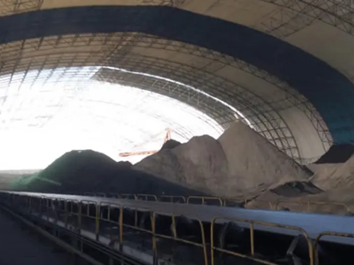 淮北煤棚料仓网架